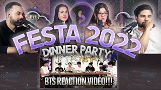 BTS quotFesta 2022 Dinner Partyquot Reaction  PART 2 We werent ready for that 😢  Couples React [upl. by Horton]