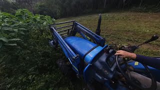 181 Slashing the 5th Pasture using a 360 Camera [upl. by Orips]