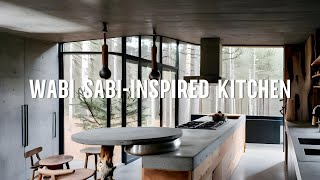 Deep Dive into Wabi Sabi Inspired Kitchen Design with Concrete and Wood Interior Decorating Ideas [upl. by Yatnwahs654]