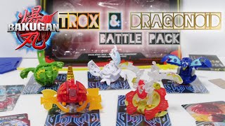 SPECIAL ATTACK TROX amp DRAGONOID BATTLE PACK  Bakugan G3  BAKUGAN UNBOX [upl. by Dituri238]