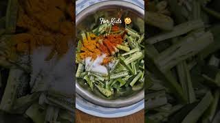 ladies finger easyrecipe easyrecipeforbeginners okra [upl. by Callean593]