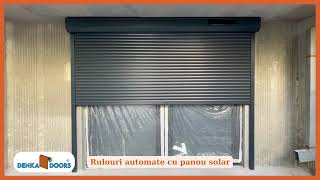 Avantajele rulourilor exterioare automate cu panou solar fabricate in Iasi [upl. by Elletnahc]