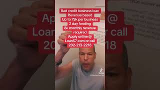 Fast business loans w bad credit Must make over 8k monthly the last 5 months w bank statement [upl. by Ahsetal46]