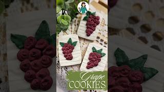 Easy to Decorate Grape Cookies 🍇 [upl. by Sherurd]