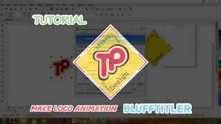 Create a simple 3D logo animation with Blufftitler  Template [upl. by Erastes]