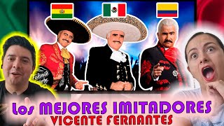 Reacción a Los 5 Mejores Imitadores Extranjeros de VICENTE FERNANDEZ [upl. by Dorrehs824]