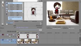 Tutorial como mover imagenes con sony vegas [upl. by Eenaffit935]