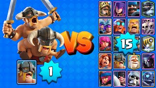 BARBAROS DE ELITE NV1 vs TODOS AL MÁXIMO  Clash Royale [upl. by Ahsain166]