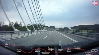 Стокгольм  Осло from Stockholm to Oslo by car [upl. by Flanna192]