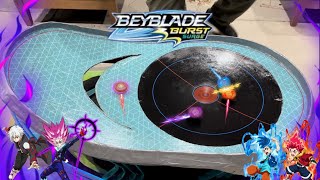 Beyblade Burst SuperKing Surging Storm Stadium  Beyblade Burst Anime Stadium Battles [upl. by Neicul]