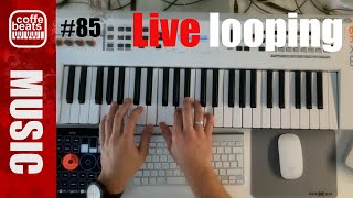 CoffeBeats 85  Live looping with Yamaha MX49 FGDP30 and bass [upl. by Cowley]