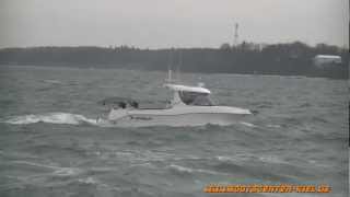 Bootscenter Kiel  Quicksilver Arvor 215  Fahrvideo [upl. by Kentigera7]