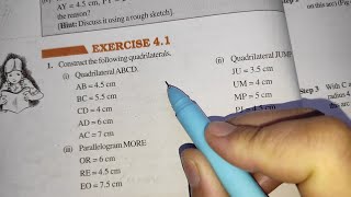 Practical Geometry Ex 41 Chapter 4  Ncert Class 8th Maths Solutions [upl. by Nelyahs605]