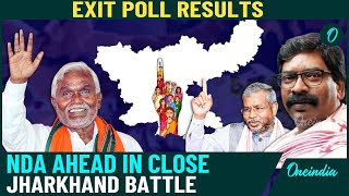 Jharkhand Exit Polls 2024 NDA Holds Edge In Close Fight With JMM Predicts Poll Of Polls [upl. by Petta]