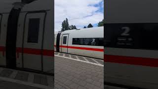 ICE4 im Bahnhof Kirchweyhe in der Gemeinde Weyhe Richtung Bremen Hbf [upl. by Karina494]