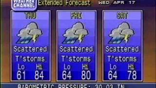 Weather Channel Local Forecast 1991 [upl. by Nylra]