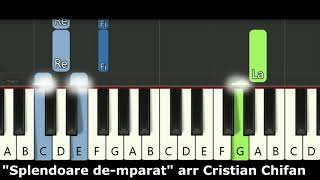 Splendoare demparat Tutorial pian  orga [upl. by Nairoc606]