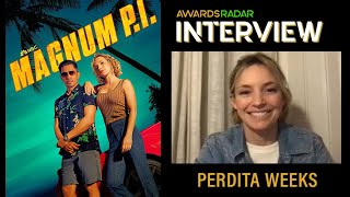 Perdita Weeks Talks About Directing Magnum PI The Series Finale and a Message for the Fans [upl. by Olegnalehcim]