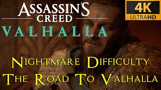 AC Valhalla  The Road to Valhalla  Nightmare Aesir difficulty playthrough [upl. by Leandro]