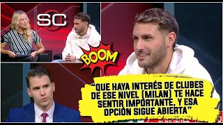 SANTI GIMÉNEZ confesó que el MILAN intentó ficharlo pero Feyenoord rechazó la oferta  SportsCenter [upl. by Maure]