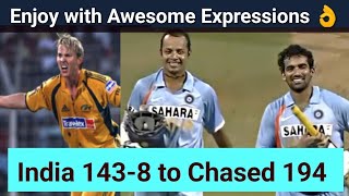 India vs Australia 7th ODI 2007 Highlights  🇮🇳 India 1438 to Chased 194 [upl. by Calbert354]