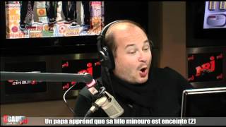 Un papa apprend que sa fille est enceinte 2  CCauet sur NRJ [upl. by Zurkow]