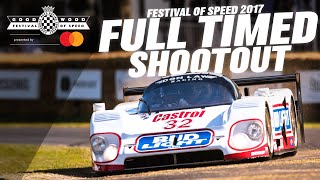 Full Timed Shootout Goodwood FOS 2017 [upl. by Nerrak227]