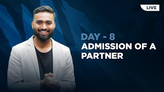 Admission Of A Partner Day8  LIVE  Accounts  Shubham Jagdish  Class12 shubhamsambhallega [upl. by Areval149]