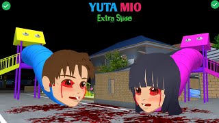 YUTA MIO Exe Extra Slide 😱  SAKURA School Simulator Horror Drama 👺 [upl. by Ibbob]