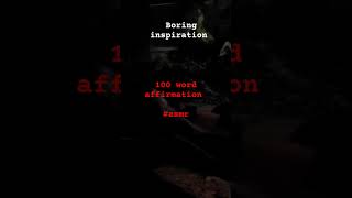 100 words affirmation asmr relaxing inspiration [upl. by Hachman]