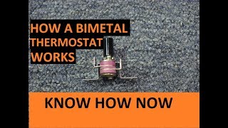 How Does a Bimetal Thermostat Work [upl. by Nnateragram]