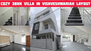 3BHK Duplex villa 20x30 east facing in vishveshwariah Layout 19 [upl. by Irim]