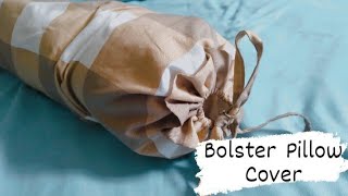 How To Make a Bolster Pillow Cover I DIY Bolster Pillow I Sewing Beginner I Sewing Ideas [upl. by Treat]