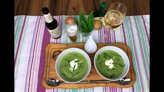 Cremige Bärlauchsuppe – preiswert und schnell gemacht [upl. by Ermeena895]