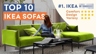 Top 10 IKEA Sofas Of The Year  Reviewing the Most Popular Models 2022 Update [upl. by Whallon]