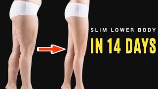 Slim ButtThighCalves in 14 DAYS 12 Min STANDING Intense Lower Body Workout No Equipment [upl. by Kcirred]