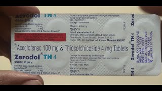 zerodol th 4 tablet uses  price  composition  dose  side effects  precautions  in hindi [upl. by Ximenez]