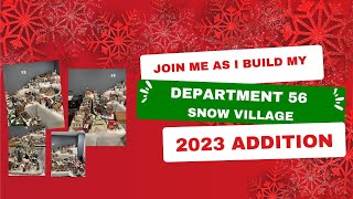 New Department 56 Snow Village Pieces For The Village Build [upl. by Marcello]