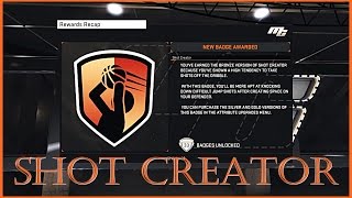 NBA 2K15  How To Get The Shot Creator Badge [upl. by Jervis]