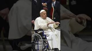 Pope Francis on his health shorts [upl. by Meerek]