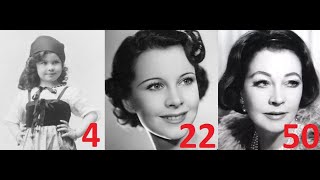 Vivien Leigh from 0 to 53 years old [upl. by Nehtanoj769]