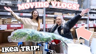 OUR FIRST MOVING VLOG IKEA SHOPPING FOR MY BRAND NEW BEDROOM [upl. by Ellenij]