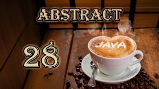 Abstract Keyword  Java Tutorial  28 [upl. by Sherrie]