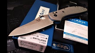 Копия ножа Benchmade Griptilian 5501China Лучше один раз увидеть [upl. by Leinnad]