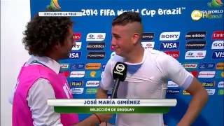 Emocion del pibe Jose Maria Gimenez [upl. by Atenahs314]