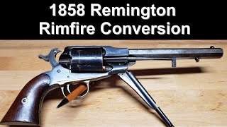 Remington 1858 Rimfire Conversion [upl. by Morissa]