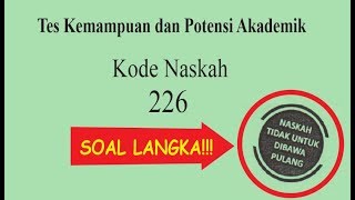 Langka Pembahasan TPA Numerik SBMPTN 2017 [upl. by Nicol147]