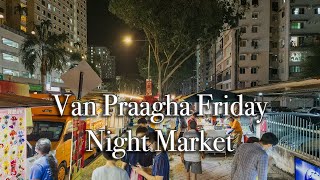 【4k】Van PraaghaPerak Road Friday Night Market in Jelutong Penang [upl. by Keegan538]