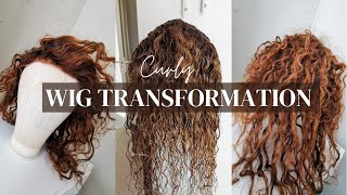 How to ReviveRestore old curly wig in under 25 minutes [upl. by Swetiana80]