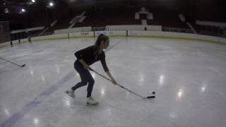 Figure skater vs ice hockey player [upl. by Deraj]